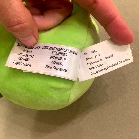 Squishmallow Tristan Green Triceratops 8" Plush Dino Dinosaur Stuffed Animal 7” - Picture 6 of 8